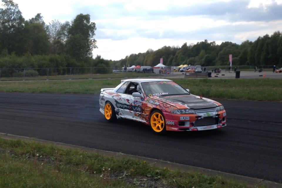 Test du tracé du Drift Challenge dans les Ardennes