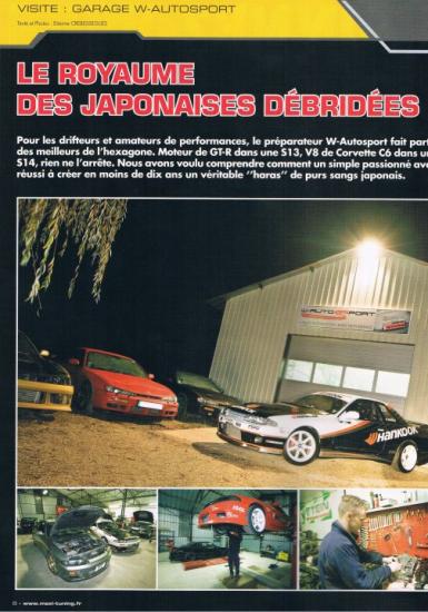 2 pages sur W-Autosport dans Maxi Tuning