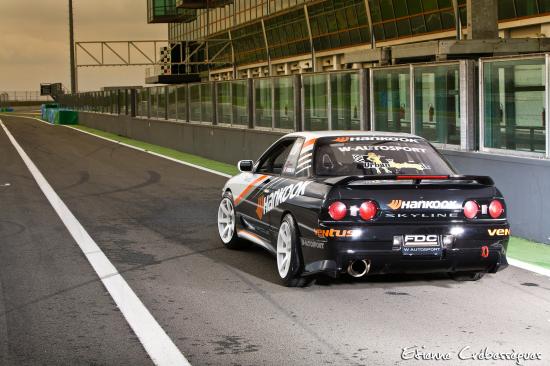 shooting de Etienne Crebessegues pour le magazine Maxi Tuning sur le circuit F1 de Magny Cours