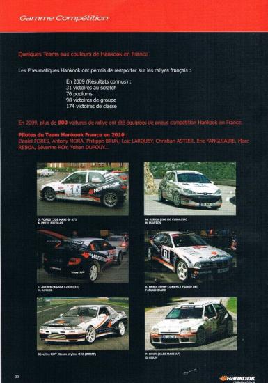 catalogue officiel Hankook